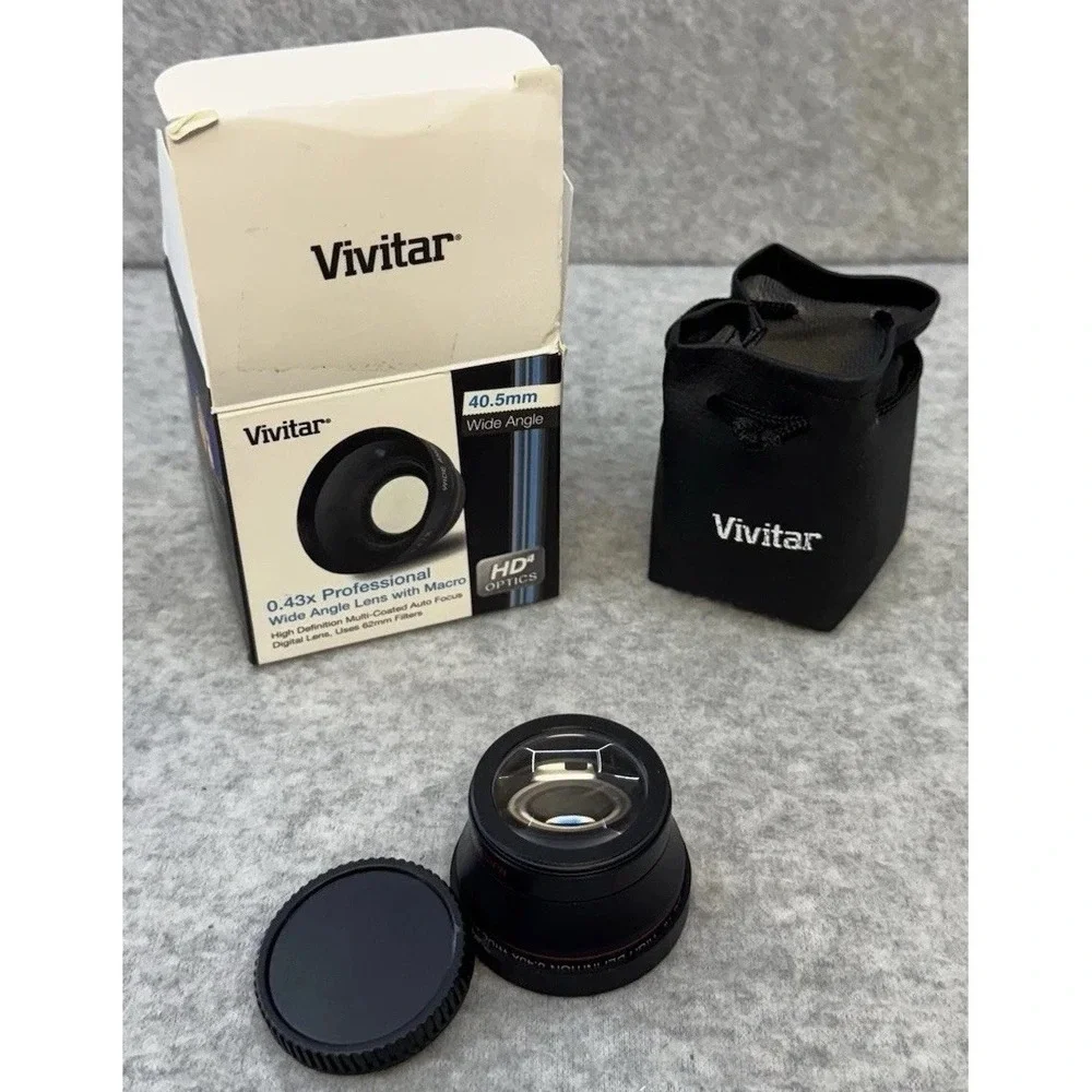 Vivitar 0.43x Professional 40.5mm Wide Angle Lens With Macro